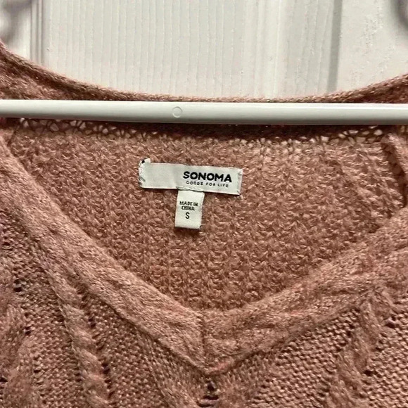 PINK OVERSIZED SONOMA SWEATER - Picture 3 of 4